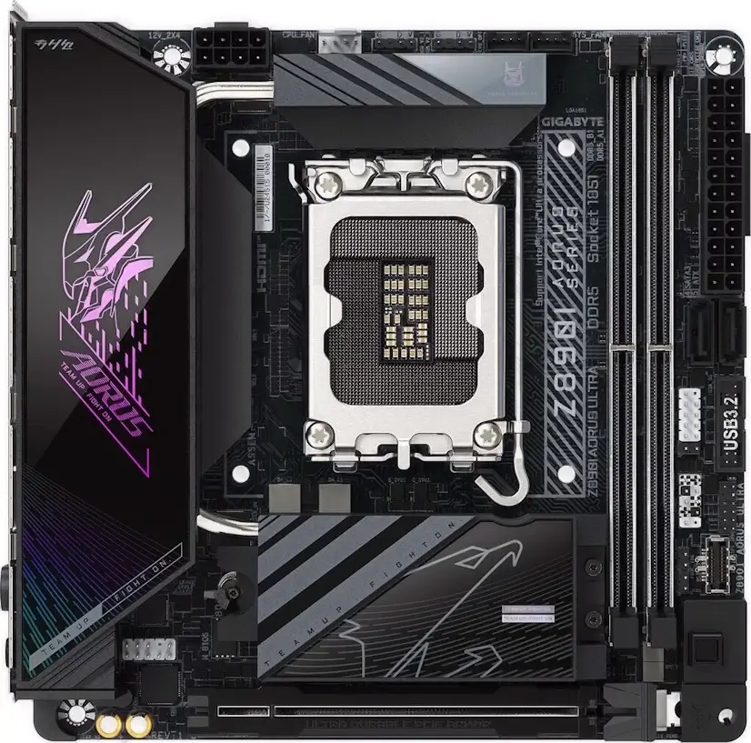 Montaje Placas Base Gigabyte Z890I AORUS ULTRA Gaming PC El Molar Montaje Placa Base Gigabyte Z890I AORUS ULTRA Gaming PC El Molar