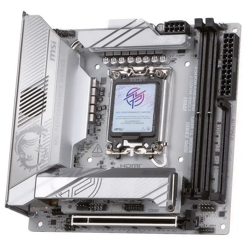 Montaje Placa Base MSI MPG Z890I EDGE TI WIFI Gaming PC El Molar Montaje Placa Base MSI MPG Z890I EDGE TI WIFI Gaming PC El Molar
